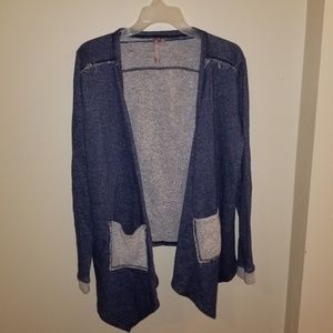 Brina and Em Size Medium Distressed Cardigan
